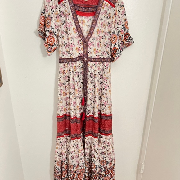 Spell & The Gypsy Elle Gown in Rosewood size small - Picture 4 of 9